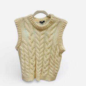 Rails Ivory Knit Sweater